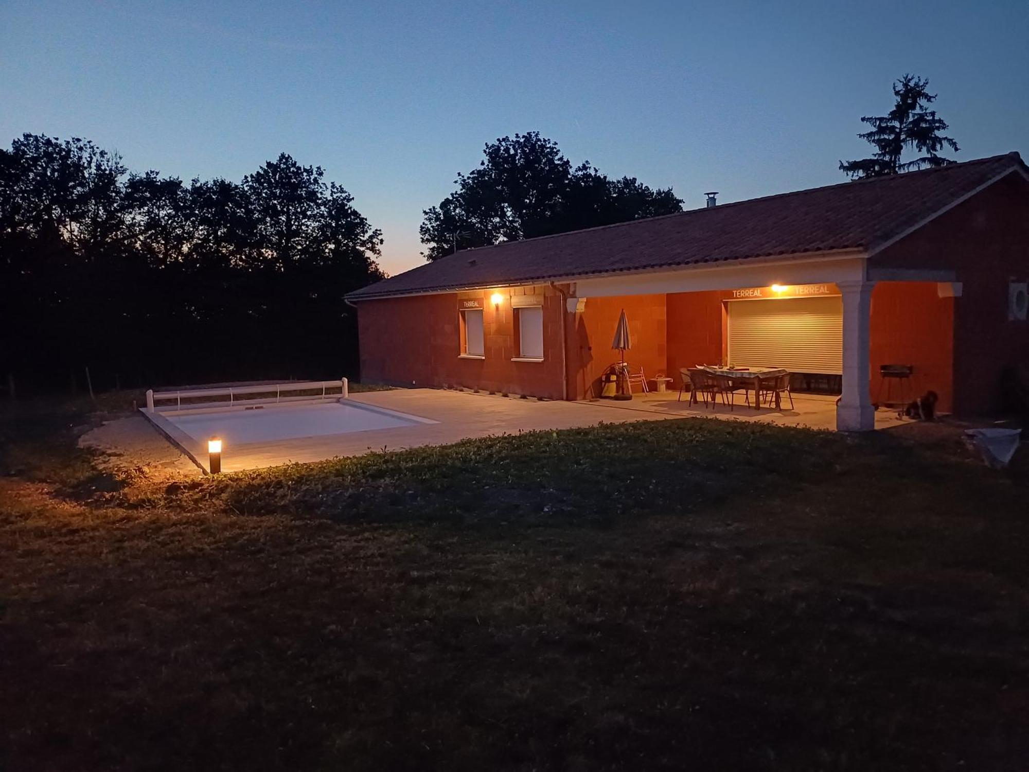 La Palombe Villa Chapdeuil Exteriör bild